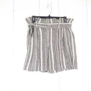 Banana Republic Shorts Women SZ 4 5" Inseam Linen Blend Beachy Boho Belt Coastal